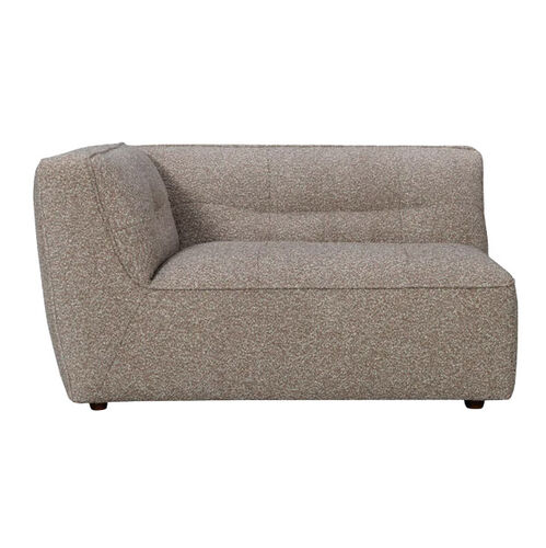 NED Collections Grace Sofa 1 Seater Left Arm - Fawn Cloud